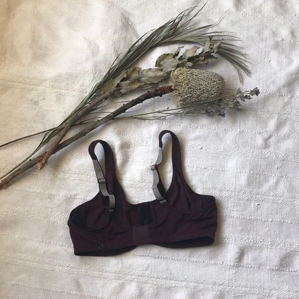 Maroon size 34C Lululemon bra